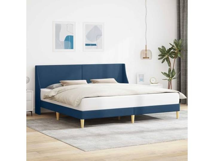 Modernes Bettgestell mit Kopfteil Robustes Sperrholz, flexible Latten, Wandbefestigung, einfach zu montieren, minimalistischer Stil