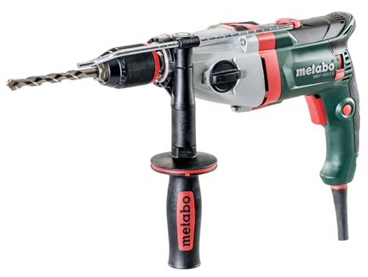 Metabo Perceuse à percussion SBEV 1300-2 S avec VTC - Électronique pleine onde - 1300 W - Mallette de transport incluse - 600786500