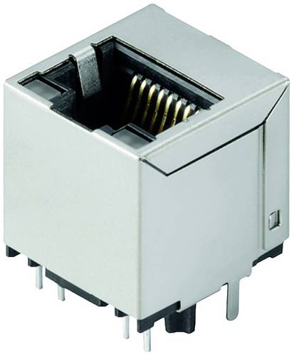 Weidmüller RJ45M R1V 1.9N4YG/YG TY 2562140000 Buchse, Einbau vertikal Polzahl Sensoren 8 Silber, Schwarz 240St.