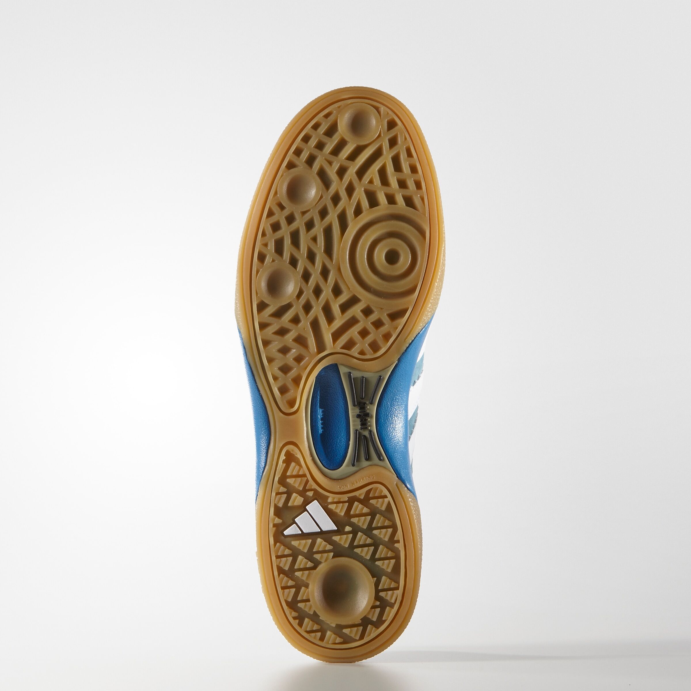 Hallenschuh ADIDAS PERFORMANCE "HANDBALL SPEZIAL", Herren, Gr. 43, blau (royal, coreweiß, ftwrweiß), Leder, Synthetik, Schuhe Hallenschuh, chaussure de handball royal, coreweiß, ftwrweiß 43