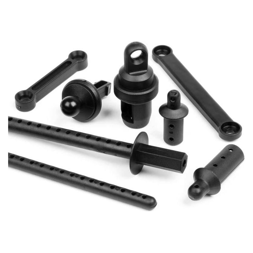 HPI E10 Shock/body Post Set (85610)