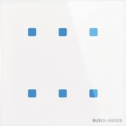 Busch-Jaeger TB/U6.4.11-CG Touch-Bedienelement, 6-fach, Konfigurierbares Gerät 2CKA006300A1562 TBU6411CG