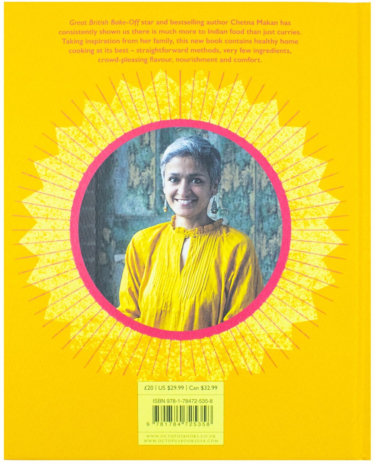 Mitchell Beazley Chetna's Healthy Indian by Chetna Makan - Hardback - 80 Easy Healthy Indian Family Recipes Cookbook