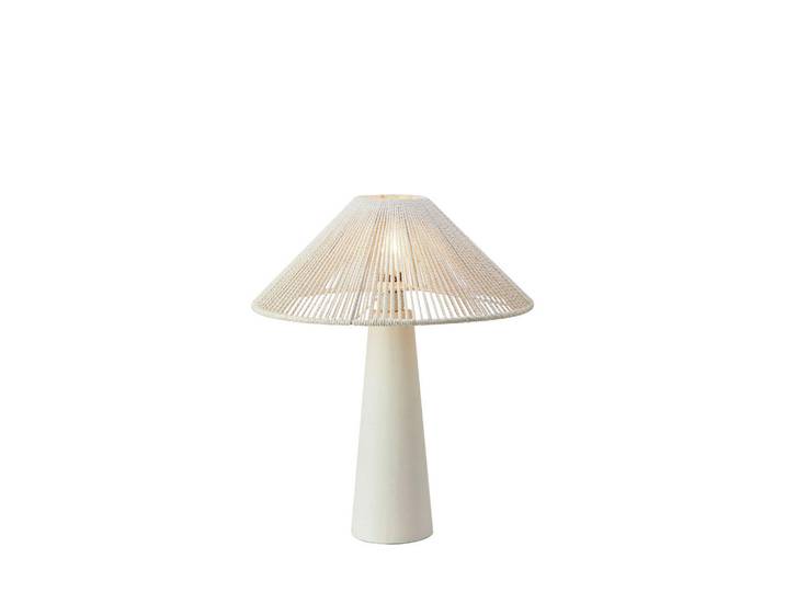 Markslöjd Tischleuchte Favoro, Beige, Metall, konisch, 40x50x40 cm, Wippschalter, Lampen & Leuchten, Innenbeleuchtung, Tischlampen, Tischlampen