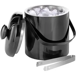 Esmeyer Eiskühler / Eiseimer LINCOLN, Edelstahl,  1,3 ltr, mit schwarzer Lackierung.