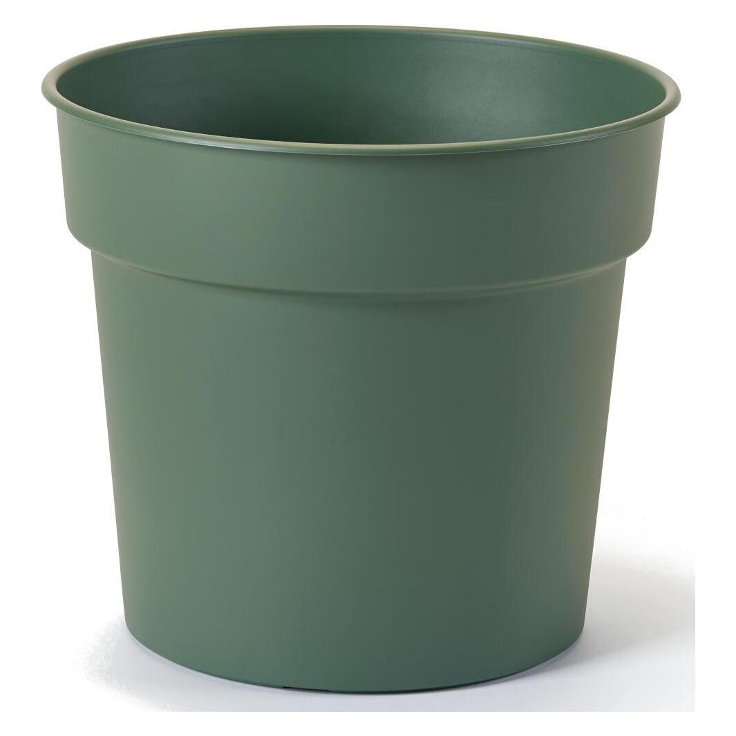 Euro3plast Pflanzkübel Tellus Ø 25 cm salbei Greener (25 x 22 cm) (3201.30)