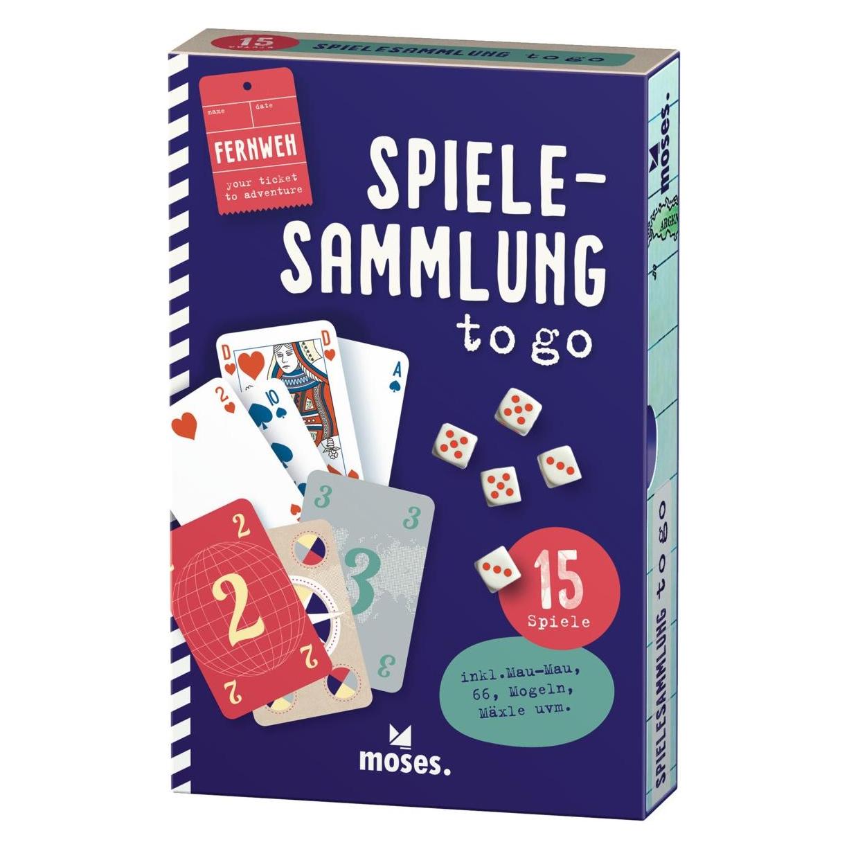 Moses Spielesammlung to go (Deutsch, 2 - 6 Spieler) (MOS90173)