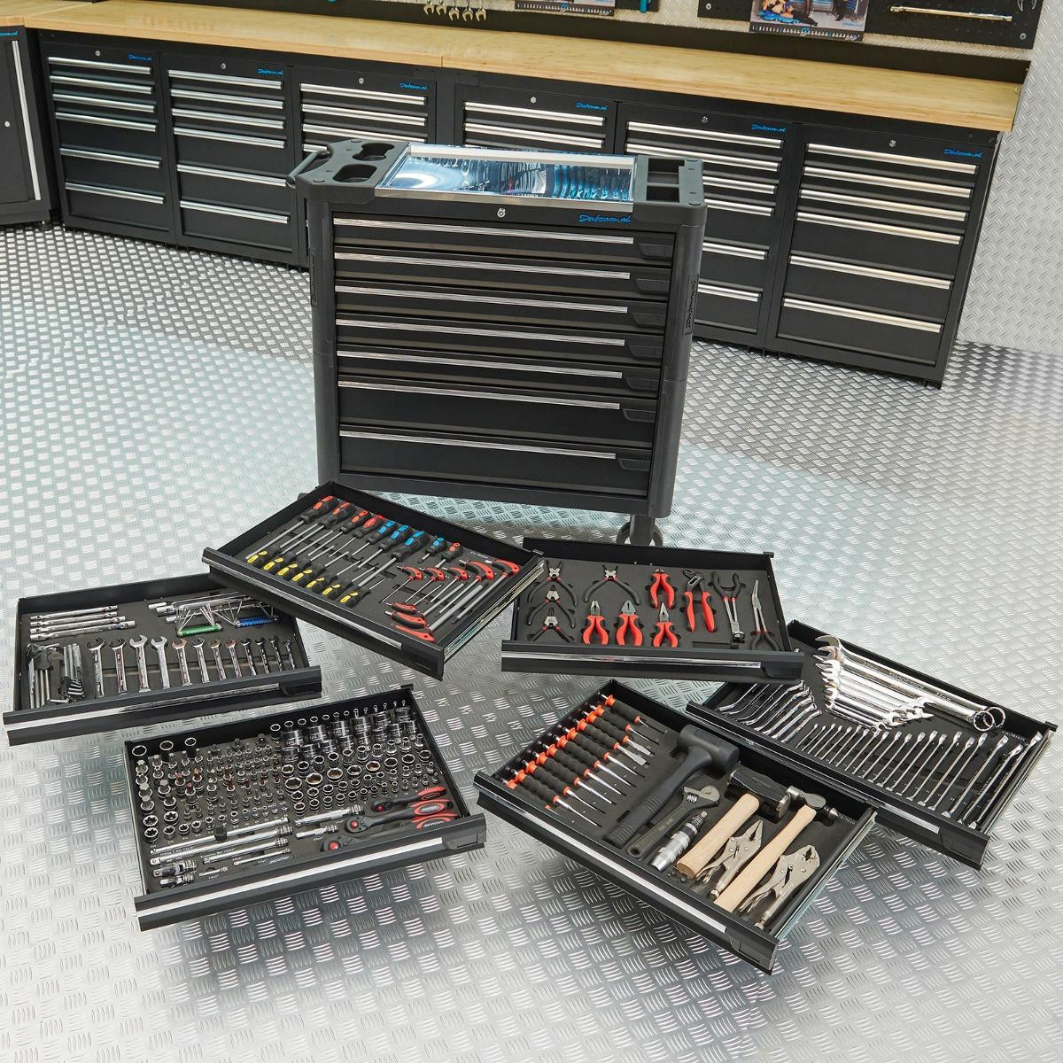 Datona Gereedschapswagen XL + Mach VI