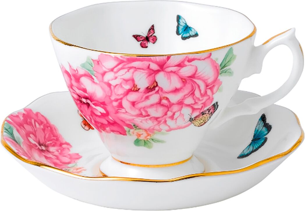 Royal Albert Taza de té con plato Miranda Kerr . Rosa