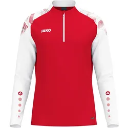 Jako Sonic Ziptop Trainingsoberteil rot/weiß XL