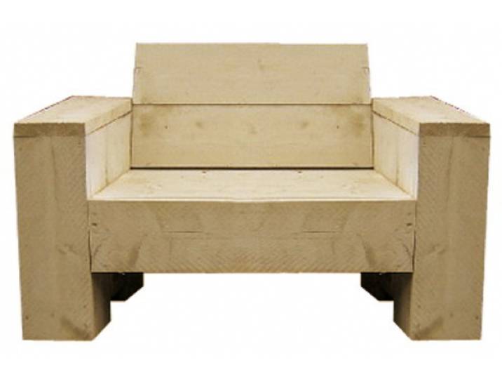 Steigerhouten tuinmeubelen stoel 100x86x73cm