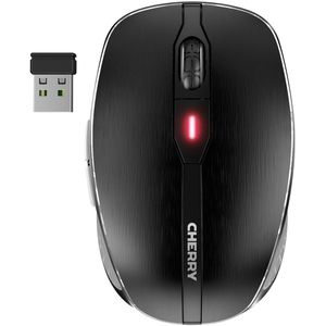 CHERRY Maus MW 8C Advanced, JW-8100, 6 Tasten, 3200 dpi, kabellos, schwarz