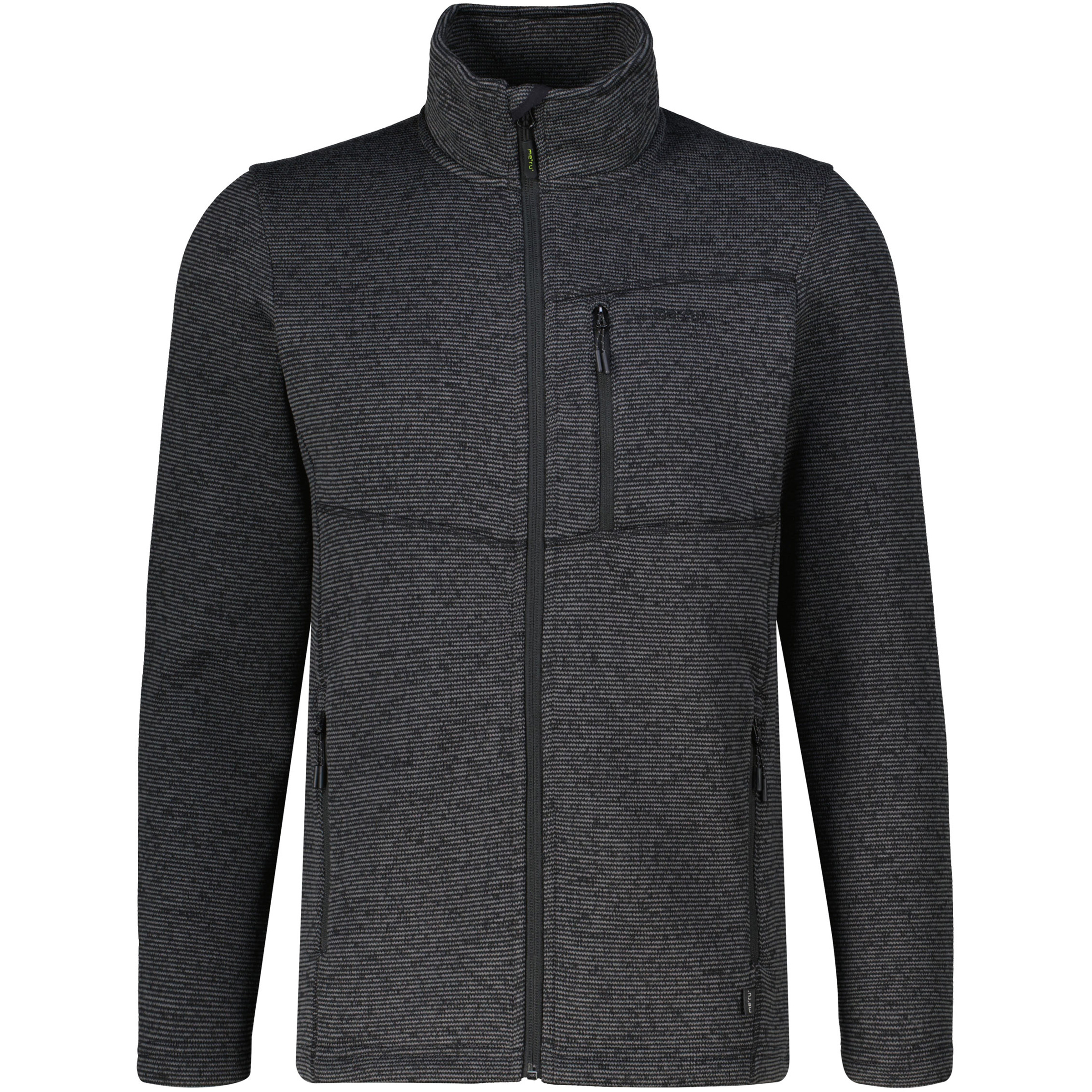 Bergzeit Basics Meru Bergen Herren Fleecejacke schwarz Größe L Lifestyle Atmungsaktiv