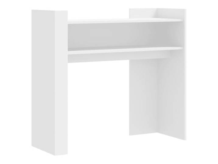 HAQWRDQSG Konsolentisch Weiß 100x35x90 cm Flurtisch Beistelltisch Ideal für Flur oder Wohnzimmer: Großzügige Ablageflächen bieten reichlich Platz für Deko, Bücher und Pflanzen.