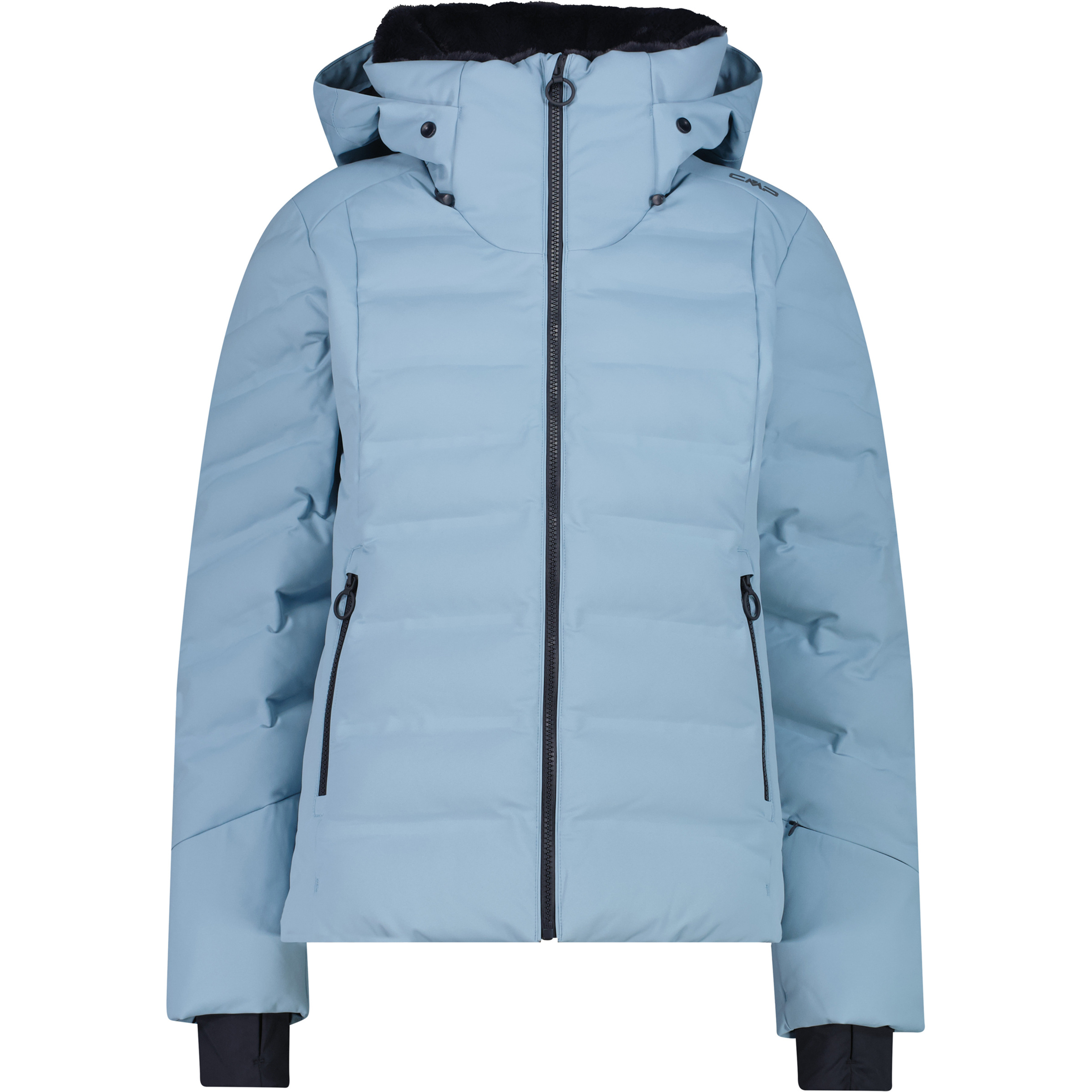 CMP Damen Isolationsjacke blau Größe M Trekking Winddicht Wasserabweisend