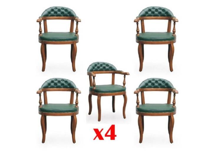 JVmoebel Loungesessel Moderne Holz-Garnitur mit stilvollen Stühlen und Sesseln, Made in Europa