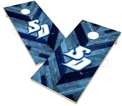 Skip's Garage San Diego Toreros Cornhole Board Set