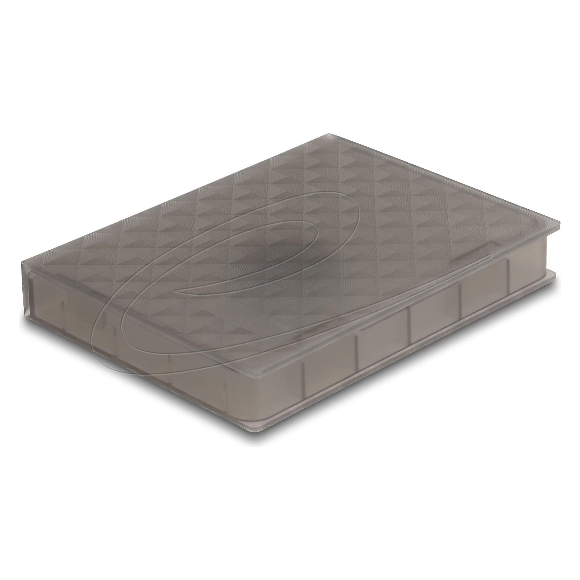 Delock Schutzbox für 2.5? HDD / SSD grau (18368)