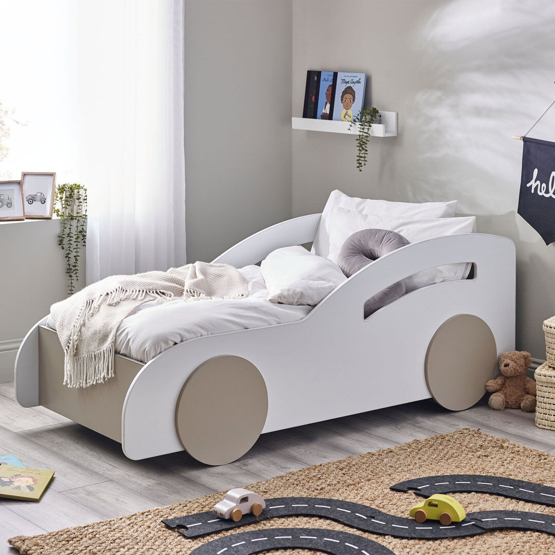 Zoomie Kids Lily Cot Bed / Toddler (70 X 140cm) Standard White EU Toddler - 70 x 160 cm