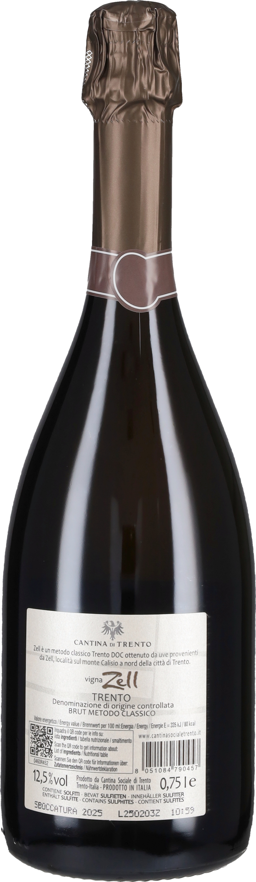 Cantina di Trento Trento Spumante Brut 'Zell'