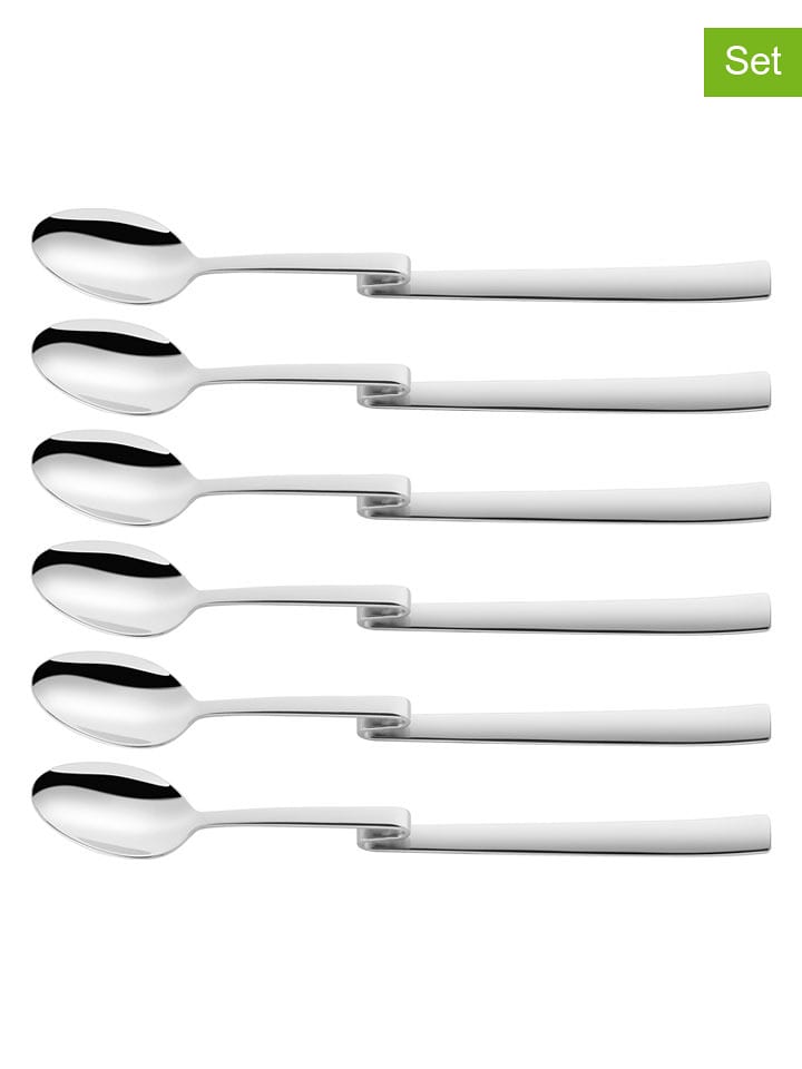 Zwilling 6er-Set: Edelstahl-Latte-Macchiato-Löffel ''Dinner'' - (L)21,4 cm - onesize