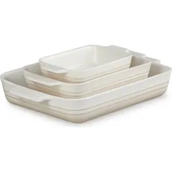 Le Creuset Backformen beige 3 St.