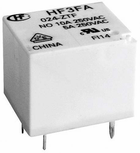 Hongfa HF3FA/012-ZTF Printrelais 12 V/DC 10A 1 Wechsler