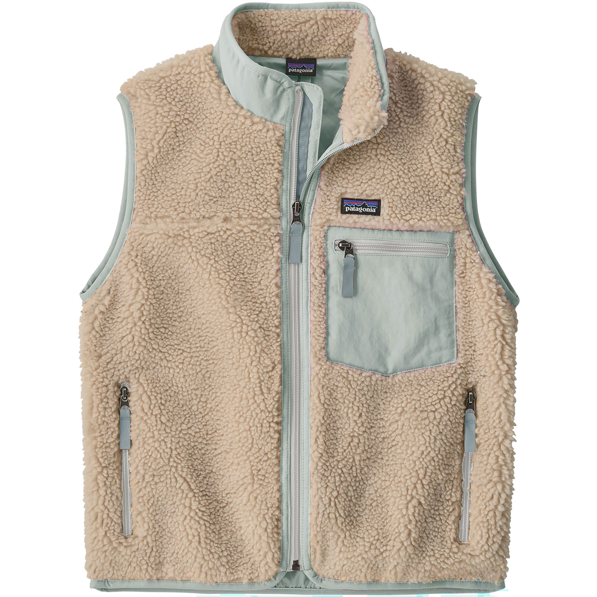 Patagonia K's Retro-X Weste Kinder Fleecewesten beige Größe 130 Trekking Wasserabweisend Wasserabweisend