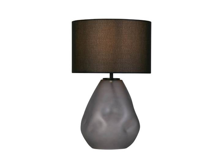 Schemerlamp Devon zwart met kap Searchlight - EU65420BK