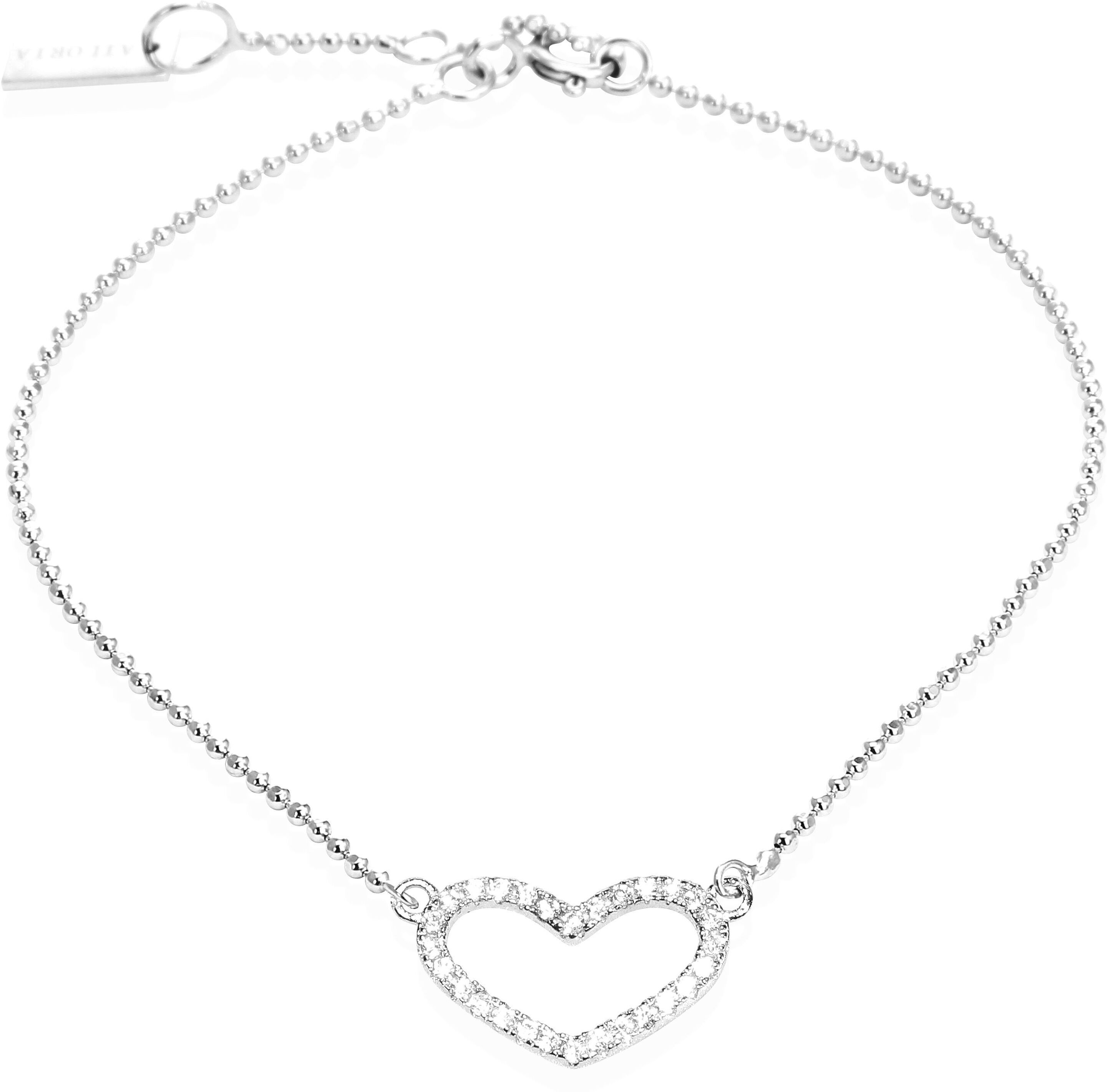 Armband AILORIA "Armband LOU", silber, Armbänder, Kinder, Silber 925 (Sterlingsilber), Armband