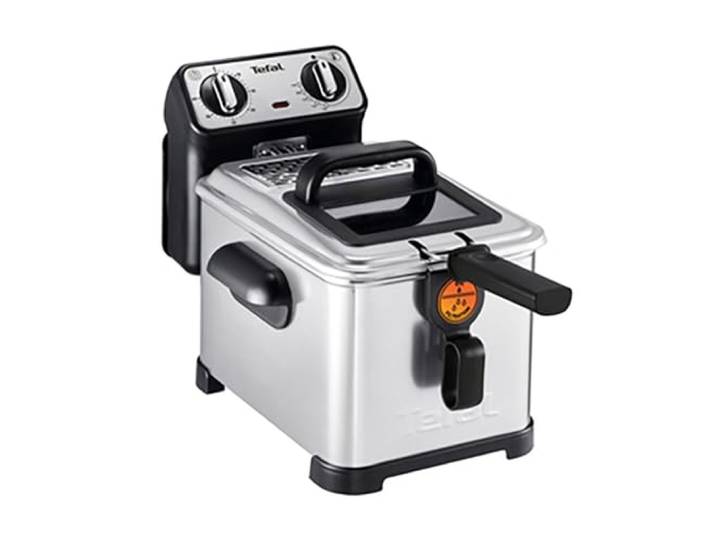 TEFAL Friteuse Filtre Pro Inox\, Design FR516110\, 4L d'huile\, aluminum