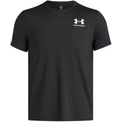 Under Armour, Herren, Sportshirt, Heatgear Fitted SS T-Shirt (XS), Schwarz