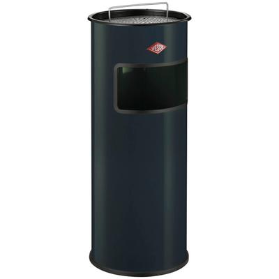 Aschenbecher WESCO "Standascher 30 L, mit Sieb", grau (anthrazit), B:27cm H:64cm T:27cm Ø:27cm, Stahlblech, Mülleimer, Aschenbecher, mit Einwurfschlitz und herausnehmbarem Sieb