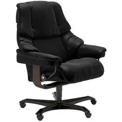 Stressless Bürostuhl Reno Office Leder Schwarz Batick Black