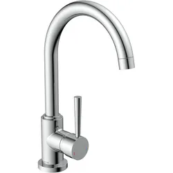 Schütte, Küchenarmatur, Wasserhahn Küche CORNWALL Spültischarmatur Chrom Schwenkbar 79116