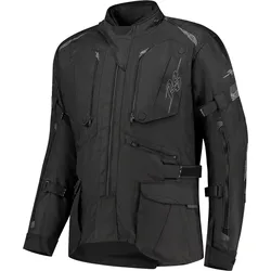 Rusty Stitches Cliff, Textiljacke wasserdicht - Schwarz - 4XL