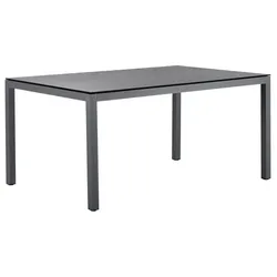 solpuri Gartentisch Classic Alu 160 x 100 cm Aluminium Grau Anthrazit