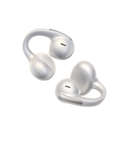 Baseus MC1 Pro Open Ear hoofdtelefoon, clip-on oordopjes met aanpasbare basversterking en Bluetooth 6.0, IP67, 40H batterijduur