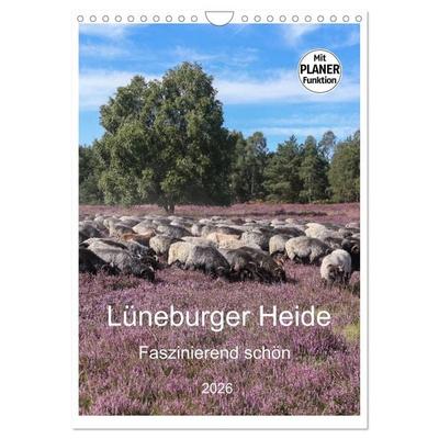 Lüneburger Heide - Faszinierend schön (Wandkalender 2026 DIN A4 hoch), CALVENDO Monatskalender