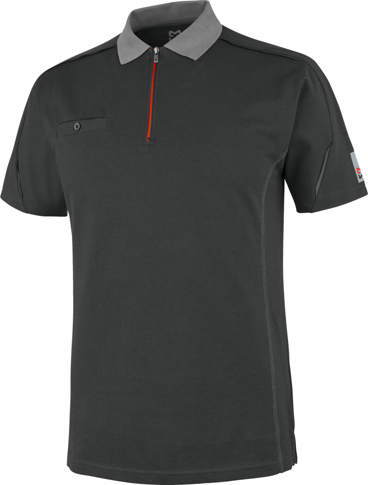 Polo de travail Stretch X Würth MODYF anthracite Gris foncé S