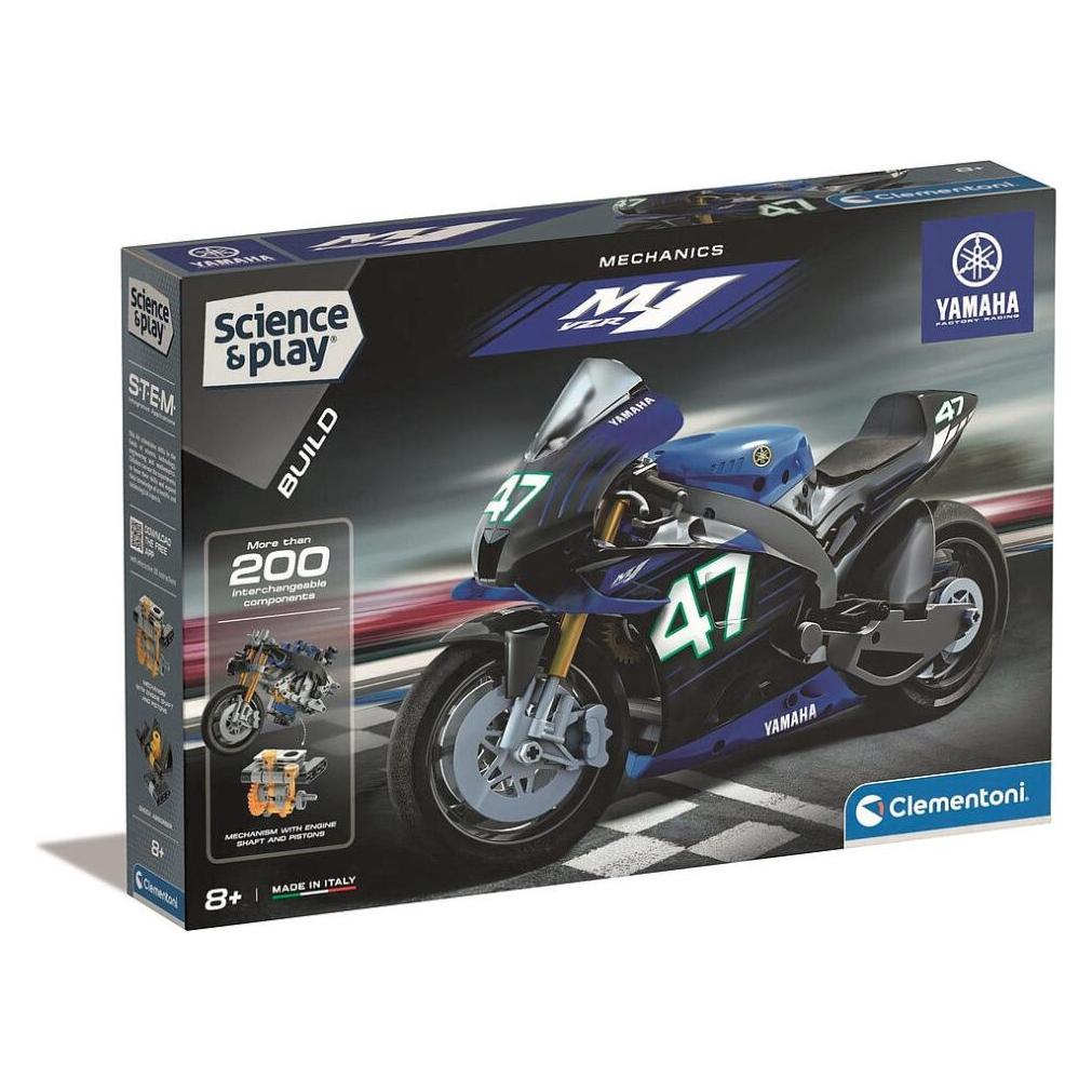 Clementoni SciencePlay Mechanisches Labor Yamaha -Motorrad / ab 8 Jahren (75084BL)