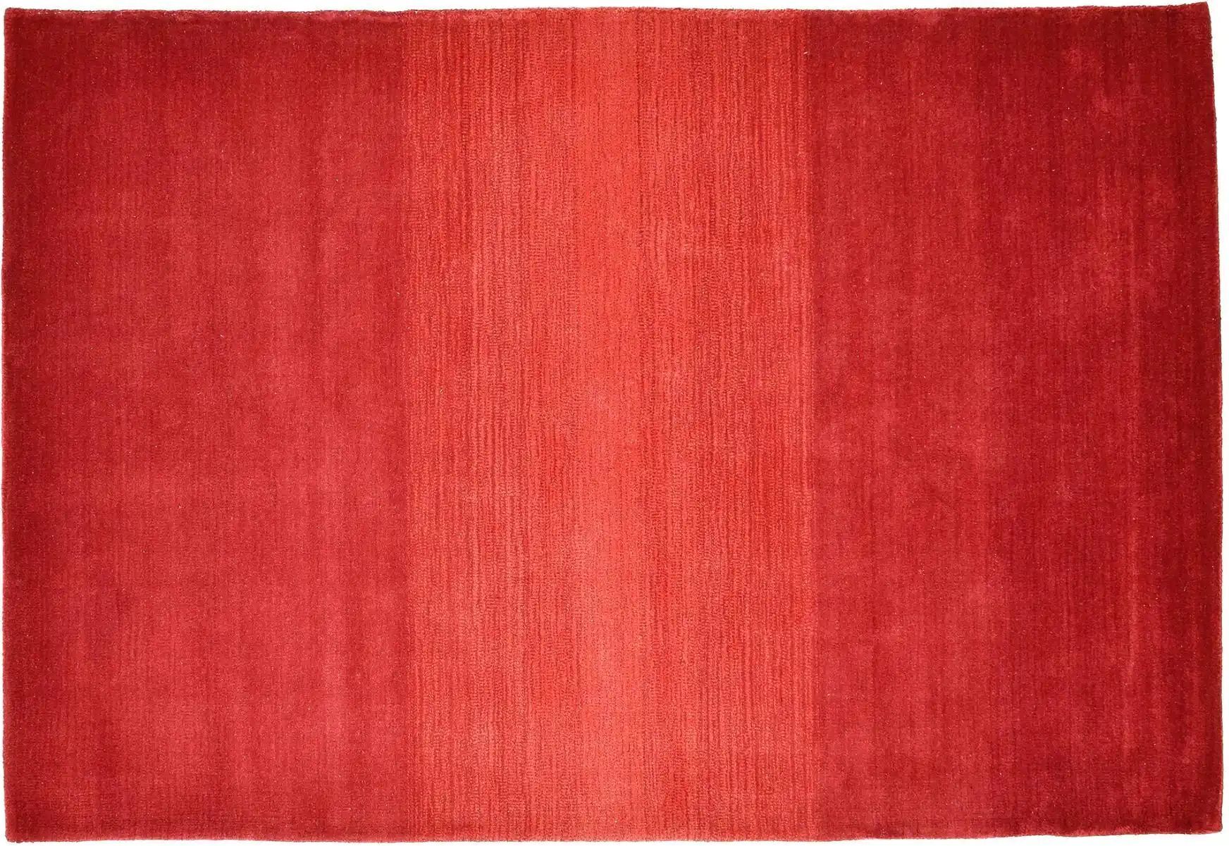 THEKO Wollteppich  Wool Comfort ¦ rot ¦ Wolle ¦ Maße (cm): B: 90 H: 1,4
