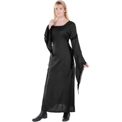 Metamorph Burgfäulein Kleid mit Trompetenärmeln schwarz (M)
