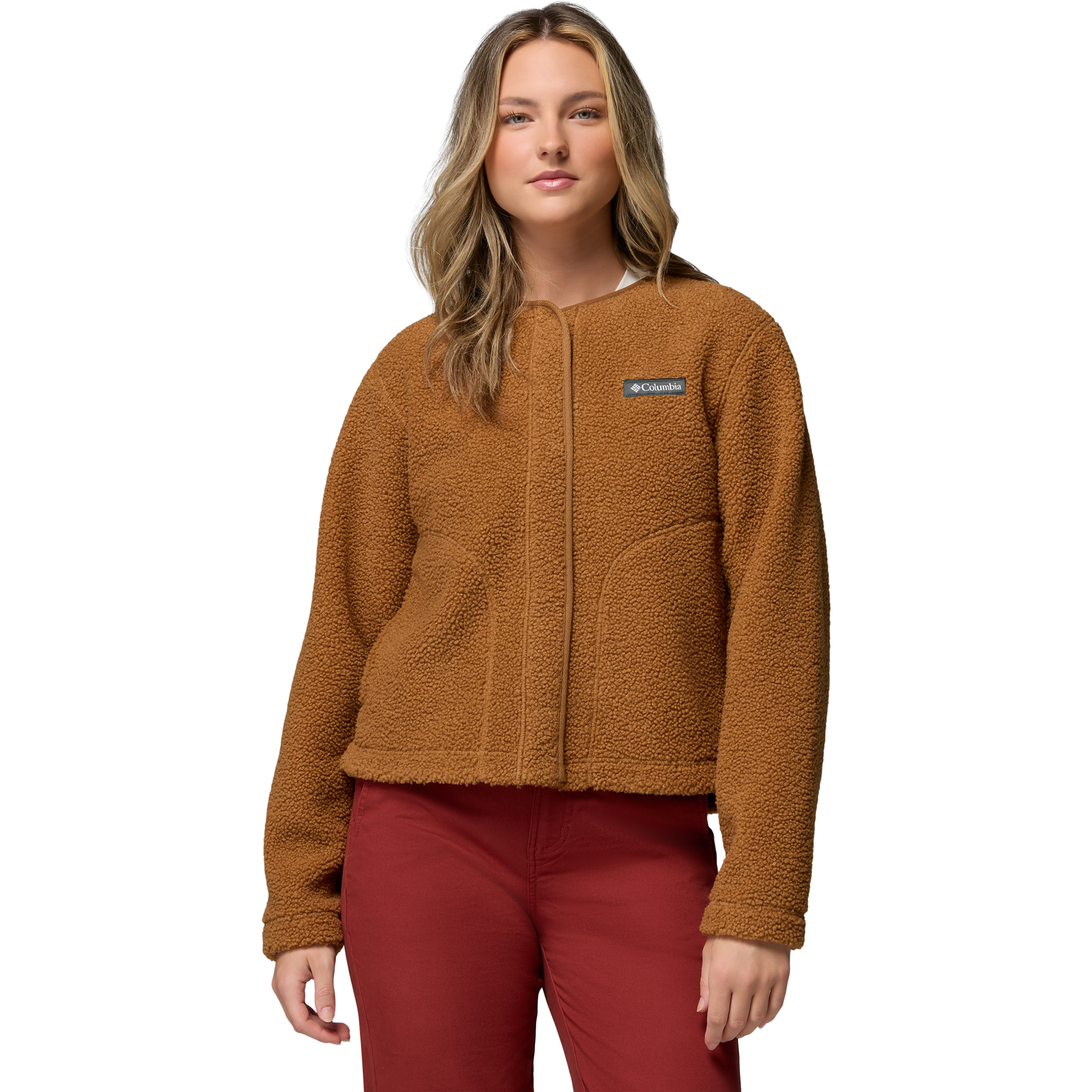 Columbia Panorama Liner Damen Fleecejacke braun Größe L Lifestyle Hautfreundlich
