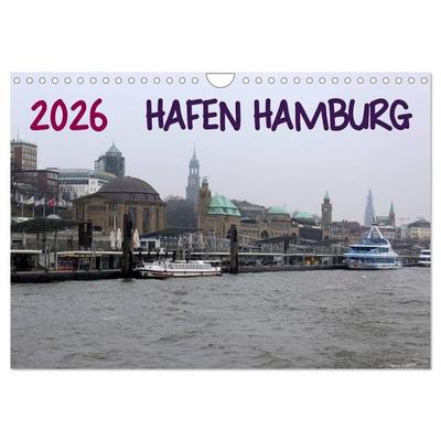 Hafen Hamburg 2026 (Wandkalender 2026 DIN A4 quer), CALVENDO Monatskalender