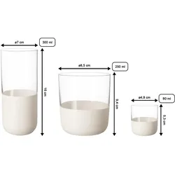 Villeroy & Boch Manufacture Rock, Cocktailgläser, Weiss