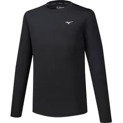 MIZUNO Herren Impulse Core LS Tee(M), Größe S in Schwarz Schwarz
