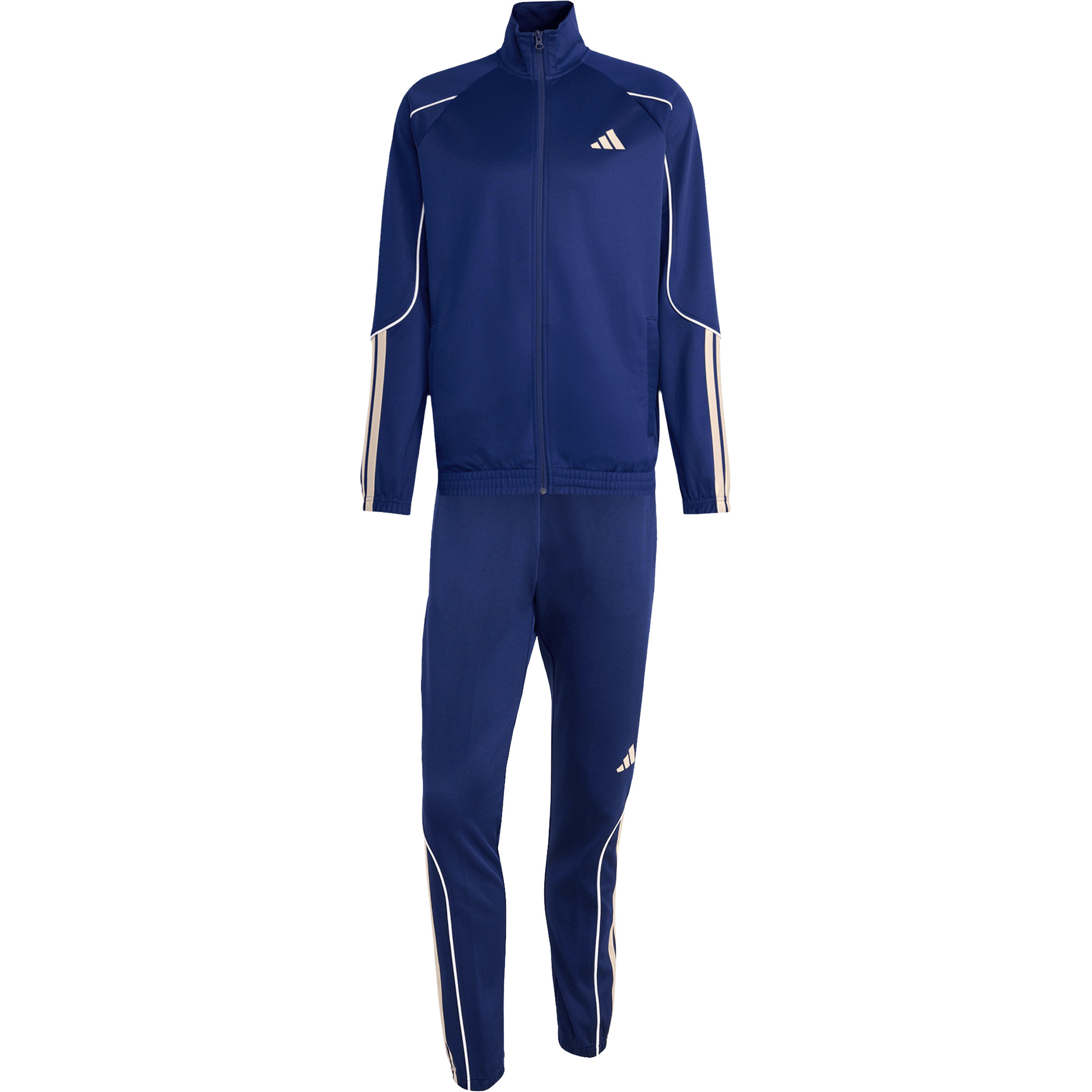 adidas 3 Stripes Stadium Trainingsanzug Herren Overalls blau Größe M Lifestyle | Laufen