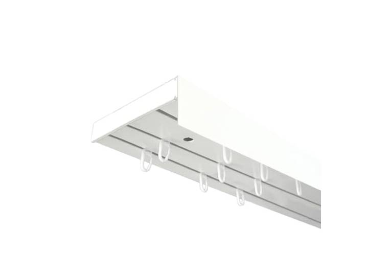 SN Deco Vorhangschiene SH 3-läufig ohne Blende, Weiß, 120cm