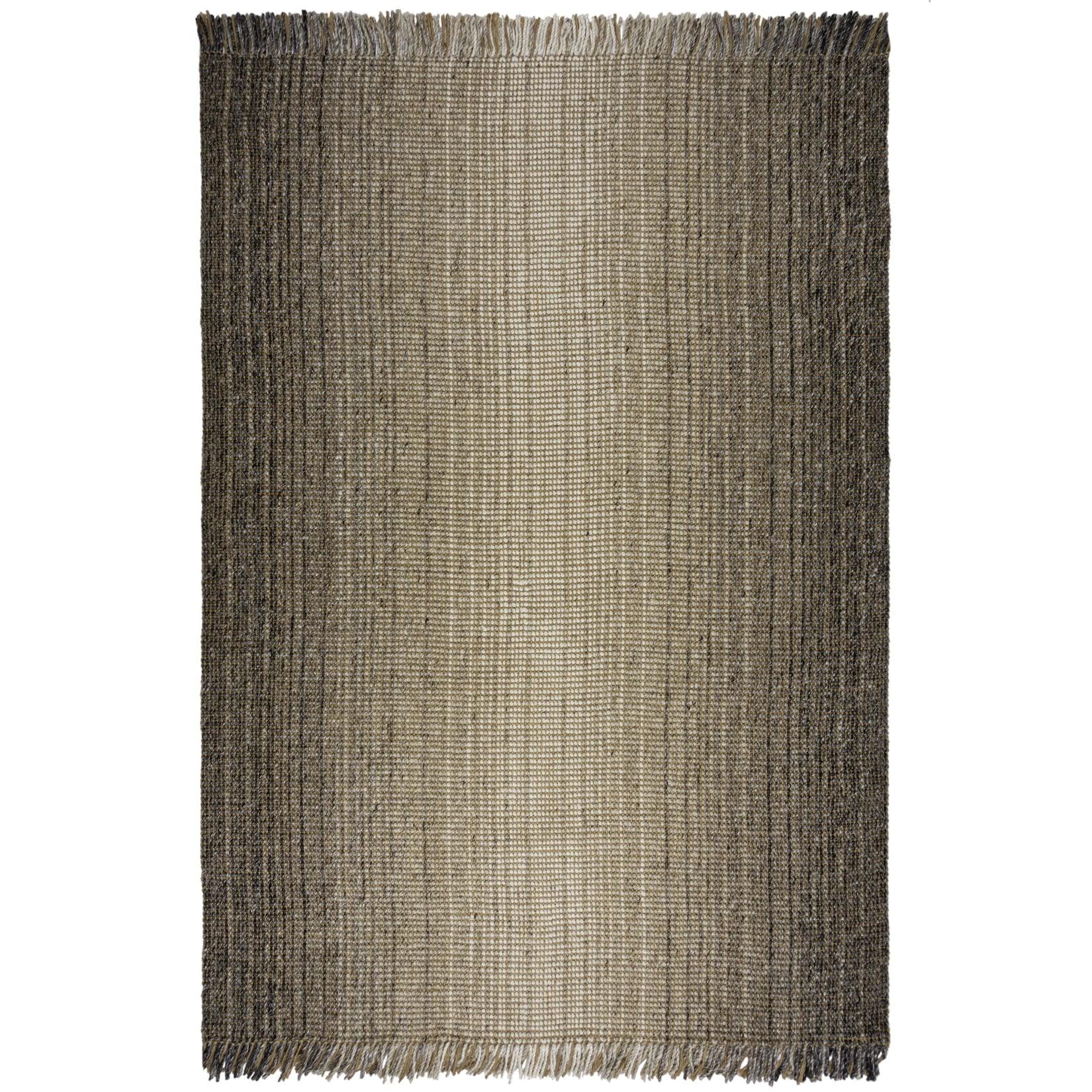 Teppich Wollmischung Grau 80 x 150 cm - WEAVER Kadima Design